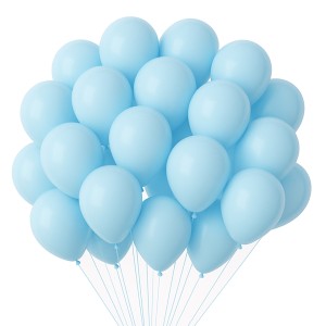 GLOBOLANDIA GLOBOS PASTEL CELESTE 10" x 50u